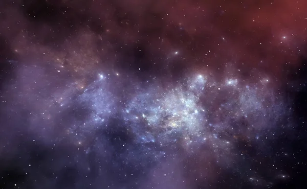 Fundal Spațial Nebuloasă Stele Ilustrație — Fotografie, imagine de stoc