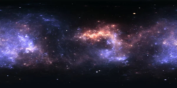 360 Derece Uzay Nebulası Dikdörtgen Yansıtma Çevre Haritası Hdri Küresel — Stok fotoğraf
