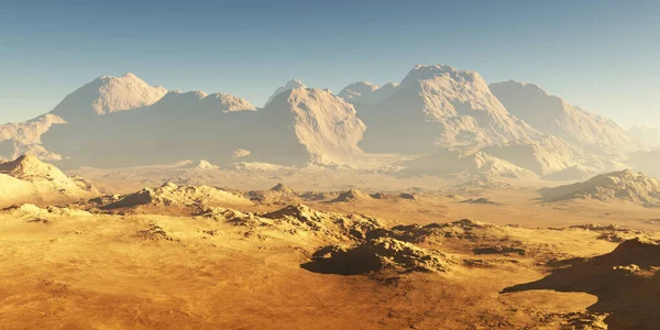화성의 화성의 풍경입니다 — 스톡 사진