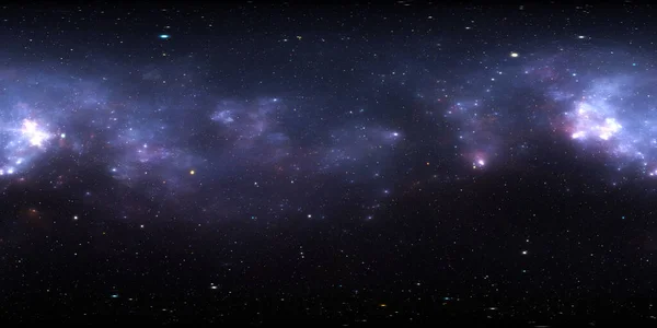 Panorama Della Nebulosa Spaziale 360 Gradi Proiezione Equirettangolare Mappa Ambientale — Foto Stock