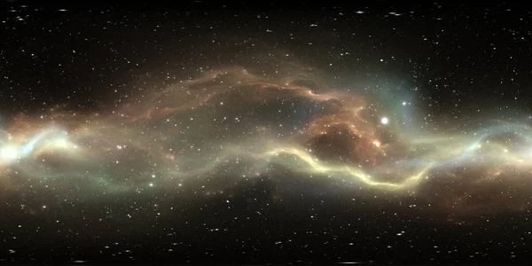 Sistema Stellare Realtà Virtuale Nebulosa Panorama Ambiente 360 Hdri Mappa — Foto Stock