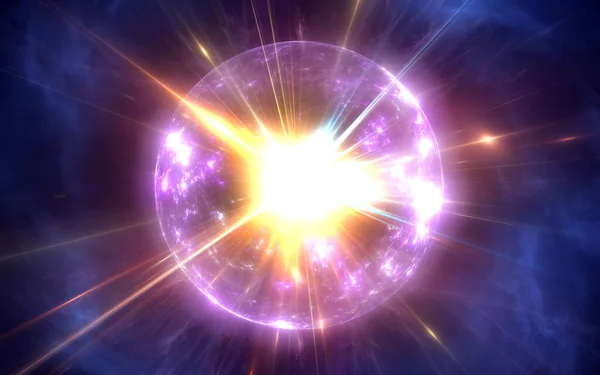 Большой Взрыв Расширение Вселенной Иллюстрация — стоковое фото