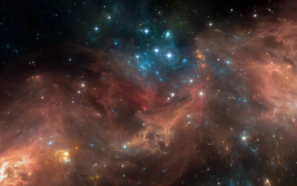 Νεφέλωμα Διαστήματος Αστέρια Για Χρήση Προγράμματα Για Την Επιστήμη Την — Φωτογραφία Αρχείου