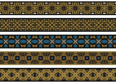 Sorunsuz dekoratif sınırları