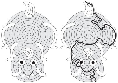 Küçük canavar labirenti