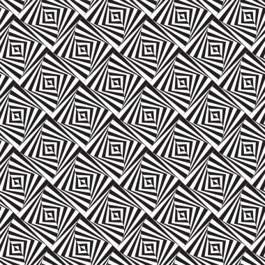 Kusursuz çizilmiş desen - optik illüzyon - resimleme hareket ediyor gibi görünüyor