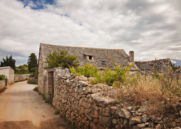 Old Stone Building Island Brac Croatia — Stock Photo, Image