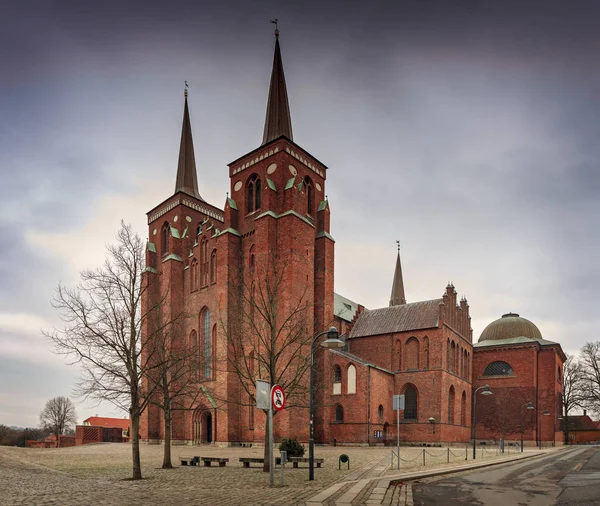 Historická Katedrála Roskilde Dánsko — Stock fotografie