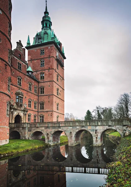 Kastil Abad Pertengahan Vallo Denmark — Stok Foto
