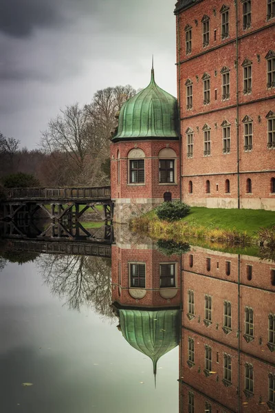 Részlet Épület Jellegét Meghatározza Ból Vallo Castle Dánia — Stock Fotó