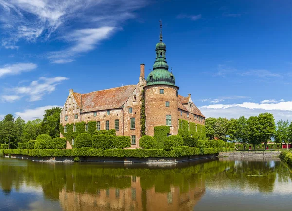 Zabytkowy Zamek Vittskovle Południowej Szwecji — Zdjęcie stockowe