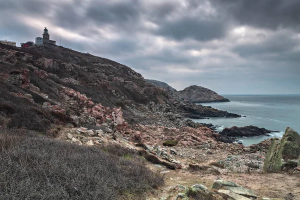 Jagged Cliffs Coastal National Park Kullaberg Sweden — Stock Photo, Image