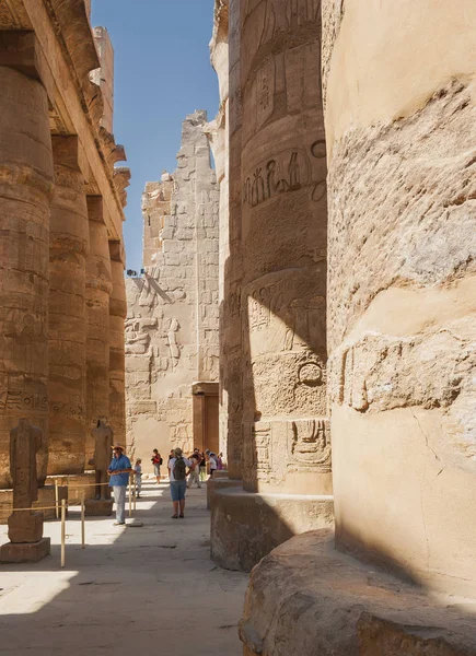 Karnak Tapınağı yıkıldı — Stok fotoğraf