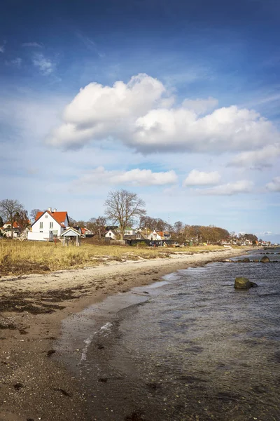 丹麦的胡姆勒贝克海滩 — 图库照片