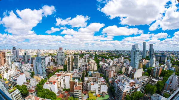 Buenos Aires Argentinien September Blick Auf Die Skyline Einem Sonnigen — Stockfoto