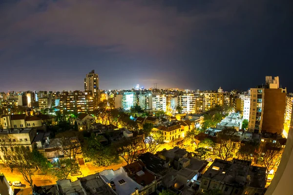Montevideo Uruguay Septiembre Vista Aérea Ciudad Por Noche Septiembre 2015 — Foto de Stock