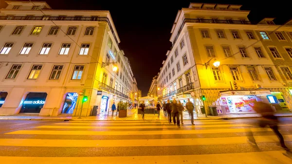 Noche del centro de Lisboa — Foto de Stock