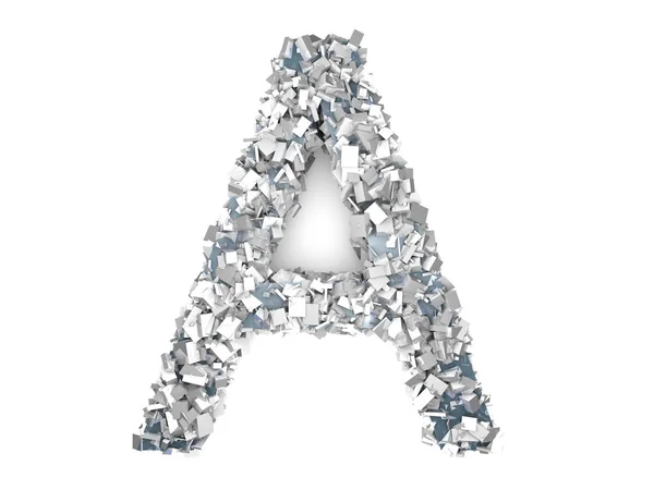 Crystal Letter - A — Stock Photo, Image