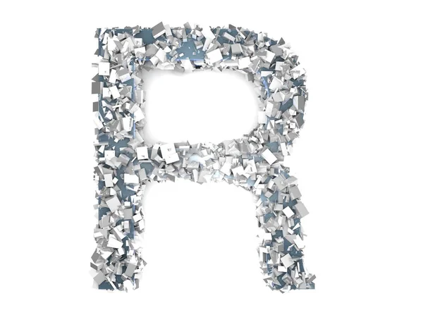 Crystal Letter - R — Stock Fotó