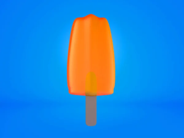 Orange Ice cream — Stock Photo, Image