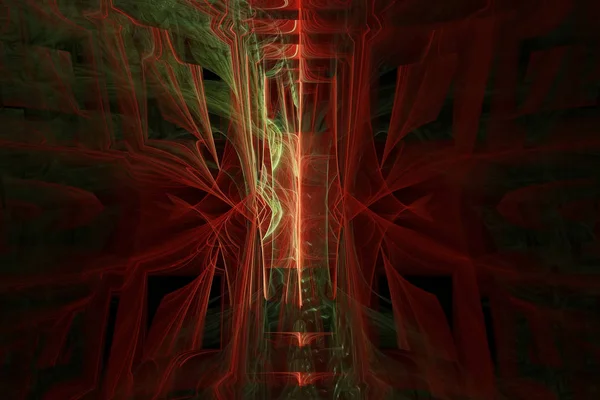 Abstracte fractal vlam fractal achtergrond — Stockfoto