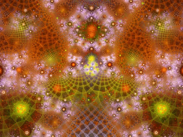 Abstracte fractal vlam fractal achtergrond — Stockfoto