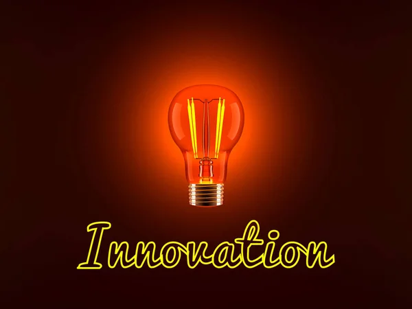 Bombilla de luz e innovación —  Fotos de Stock