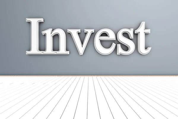 Interior 3D investir — Fotografia de Stock