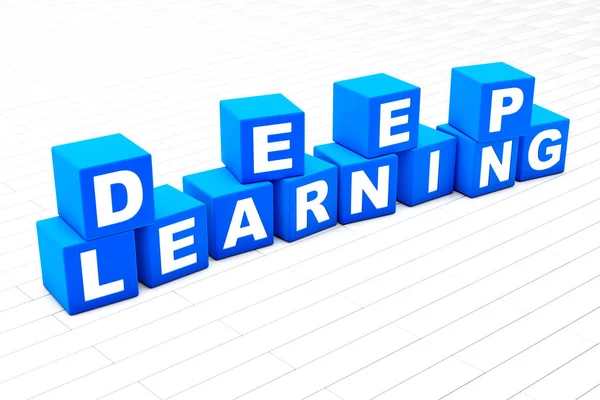 Deep Learning word illustration — Stock Photo, Image