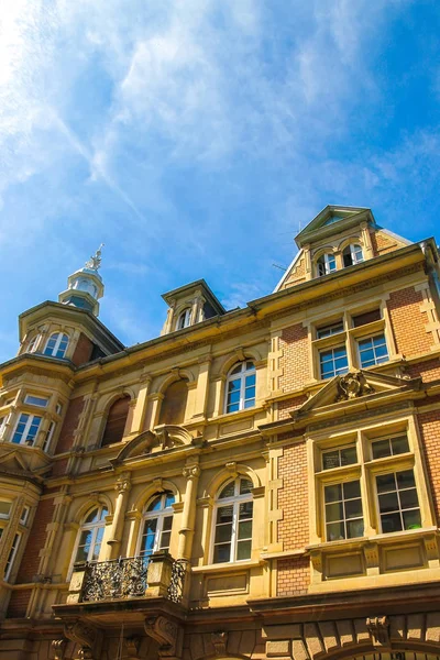 Blick auf die historische Architektur in Freiburg im Breisgau — Stockfoto