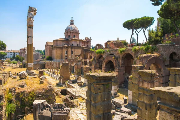 Details of the Forum Romanum in Italy — Stock Photo, Image