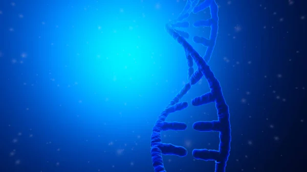 3D rendu Illustration d'un ADN Helix — Photo