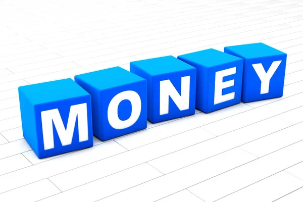 Dinheiro ilustração 3D — Fotografia de Stock