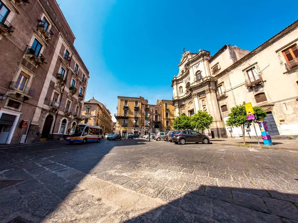De historische architectuur van Catania, Italië — Stockfoto