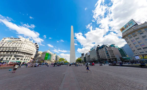 在布宜诺斯艾利斯著名的方贝利斯科景观 — 图库照片