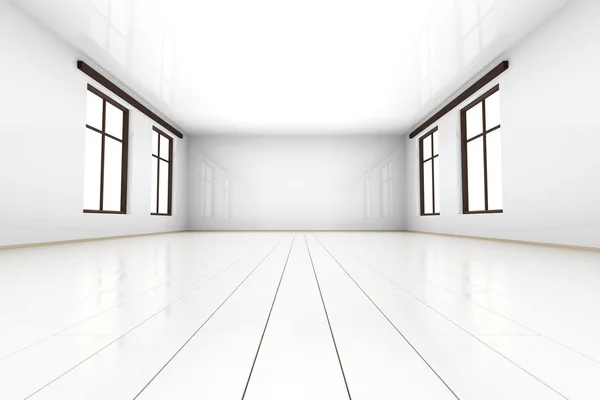 Illustration eines leeren Raumes — Stockfoto