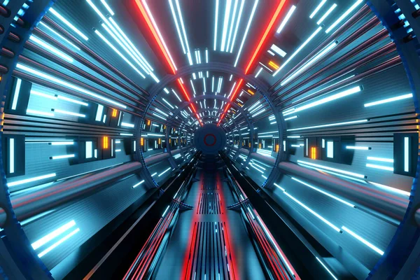 Un tunnel de science-fiction Animation — Photo