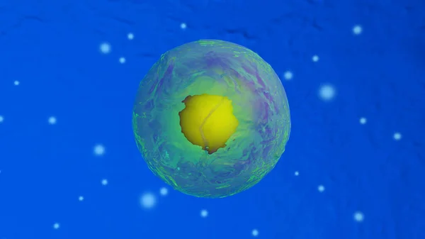 En biologisk cell — Stockfoto