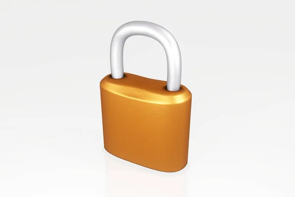 A single Padlock — Stock Photo, Image