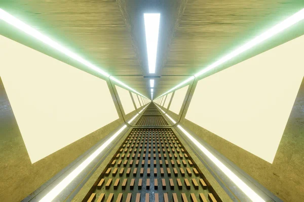 Science Fiction corridor Illustration — Stock fotografie