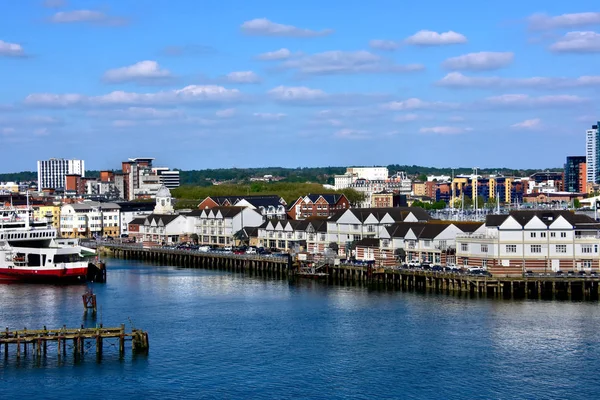 Fähre Auf Der Seebrücke Von Southampton England — Stockfoto