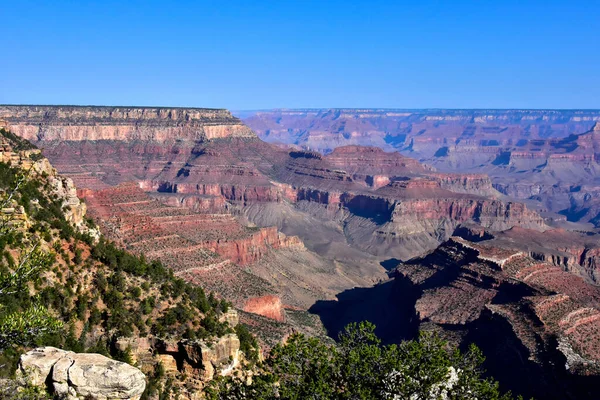 Vista Borda Sul Colorida Grand Canyon Arizona — Fotografia de Stock