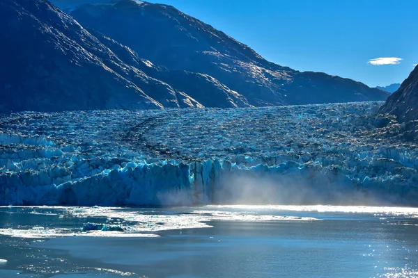 Glaciar Sawyer Fiordo Tracy Arm Alaska — Foto de Stock