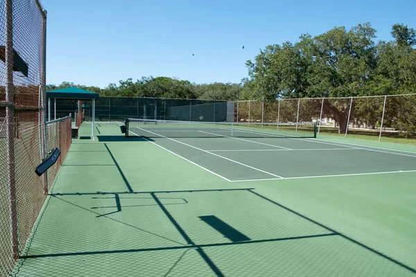 Pista de tenis abierta — Foto de Stock