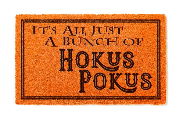 그것은 Hokus Pokus 할로윈 오렌지 배경에 고립의 — 스톡 사진