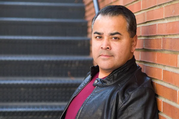 Headshot Portrait Handsom Hispanic Man — Stock Photo, Image