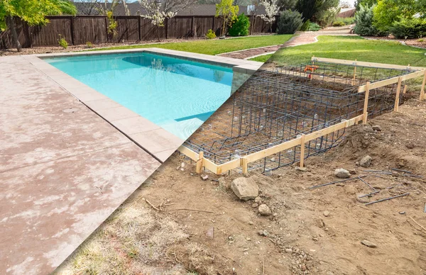 Pool Build Construction Site — Stock Photo, Image