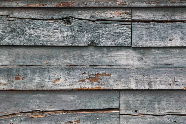 Verwittertes Holzpaneel Wand mit abblätternder Farbe strukturierten Hintergrund — Stockfoto