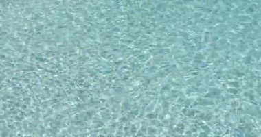 4k Looping Dikişsiz Sinemagraf ı Taze Yüzme Havuzu Su Arka Planı.