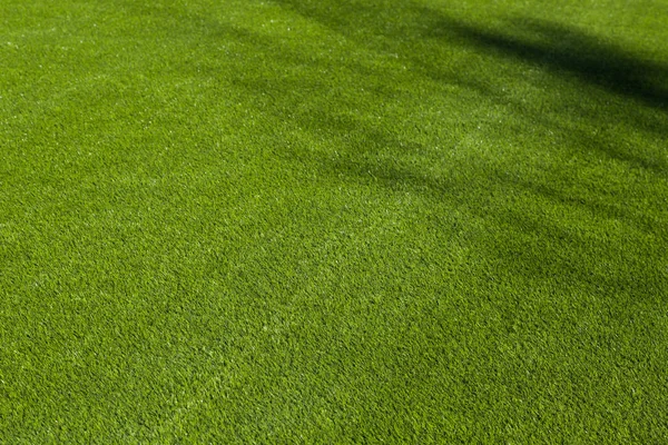 Nowo zainstalowana Sztuczna trawa — Zdjęcie stockowe